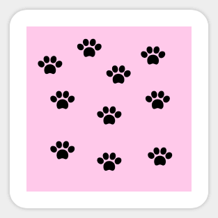 Paw pattern Sticker